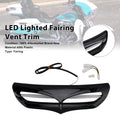 LED Fairing Vent Trim for Electra Street Glide FLHTCU (2014–2022) Black