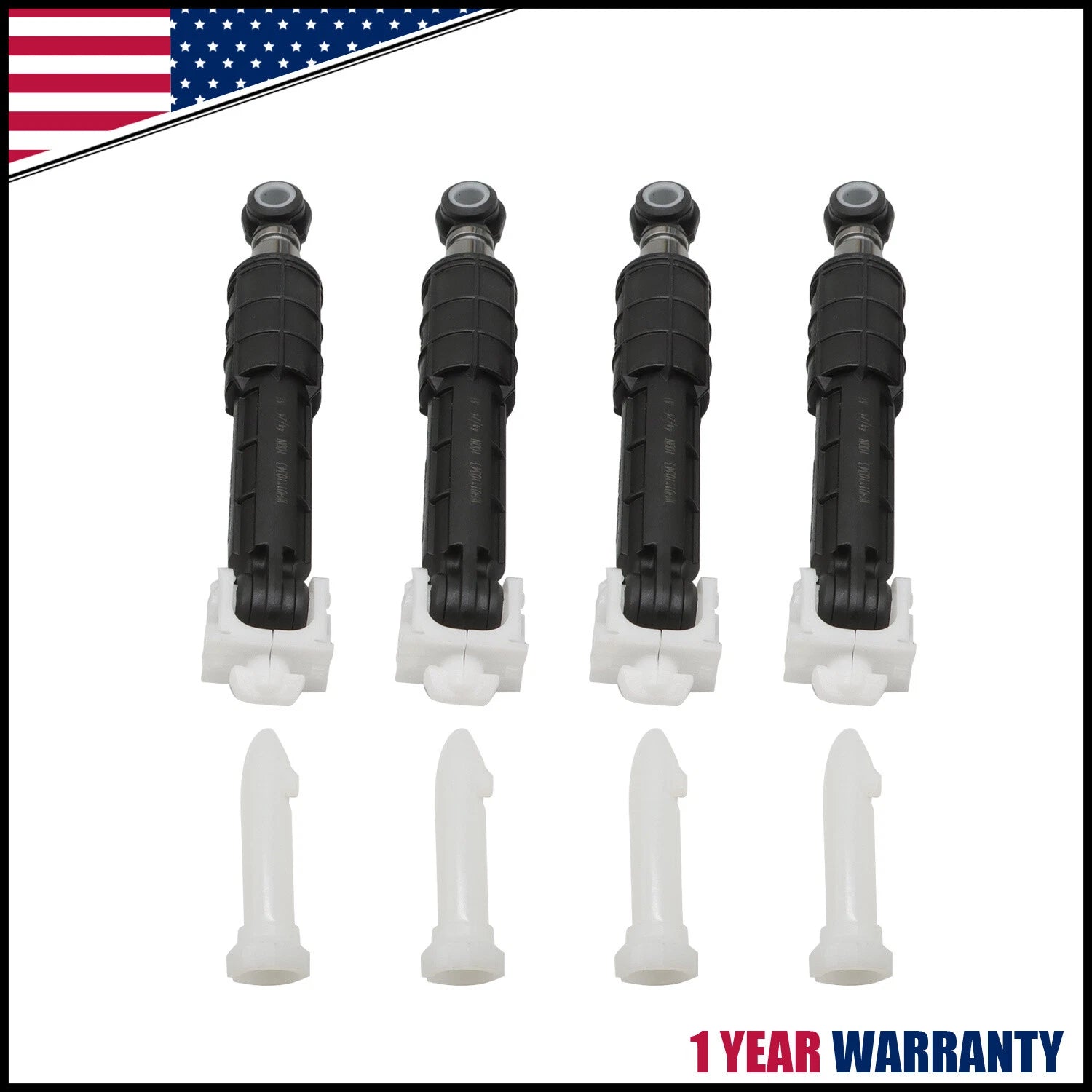 Set of 4 Shock Absorbers for General Electric GE Washing Machine (WH01X20826)