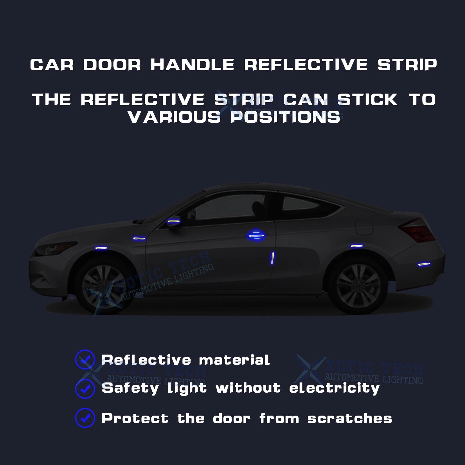 Door Handle Bowl Strip Guard Stickers for Dodge Charger (2015-2020)