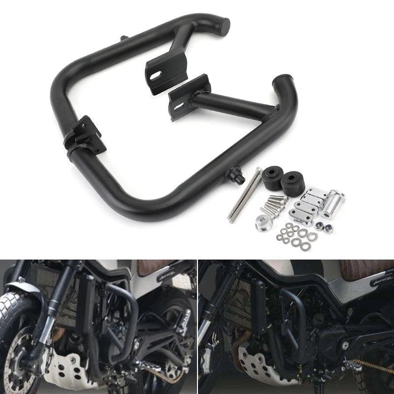Crash Bar Engine Guard Bumper for Benelli Leoncino 500 (2017–2023)