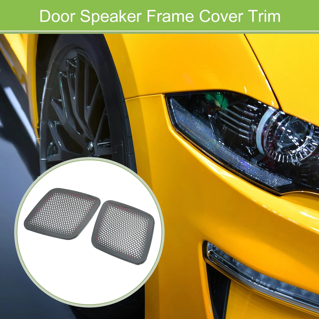 Pair Rear Door Speaker Frame Covers for Ford Mustang (2021–2023)