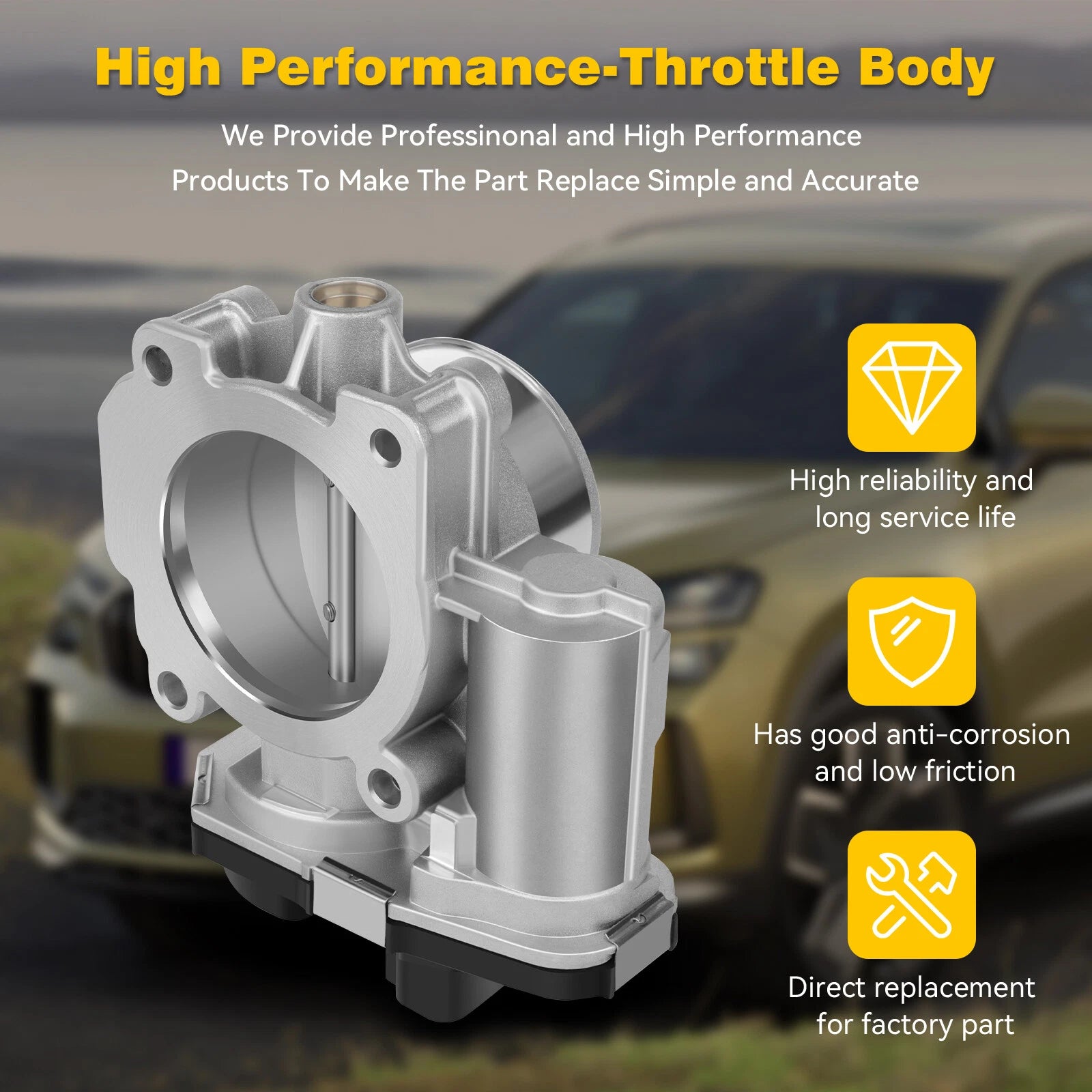 Throttle Body for Chevrolet Equinox 2.4L (2010–2011)