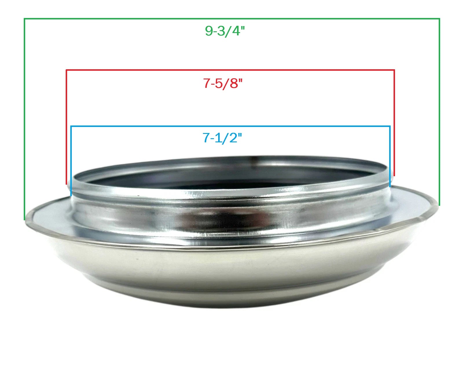 Licensed Stainless Steel Hubcaps Set for Ford Script Aftermarket Rims (2000–2019)