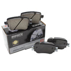 Set of 4 Rear Akebono Euro Ceramic Brake Pads for Audi Q3 Quattro, VW Golf, Passat