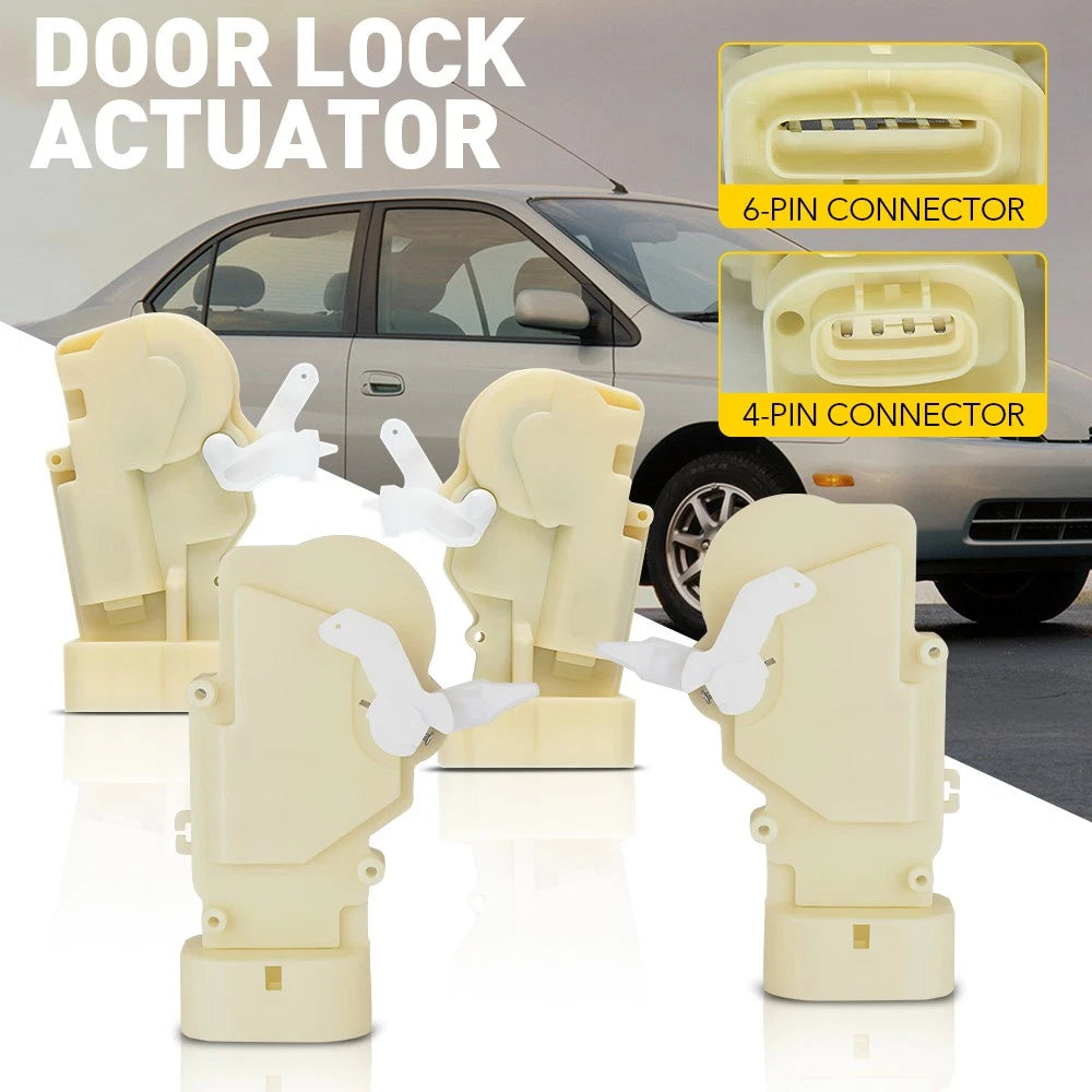 Set of 4 Door Lock Latch Actuators for Lexus RX300 GS430 GS400 GS300 (1998–2005) EOH