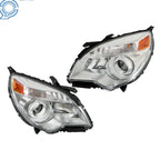 Set of 2 Headlights for Chevy Equinox (2010-2015) Halogen Projector