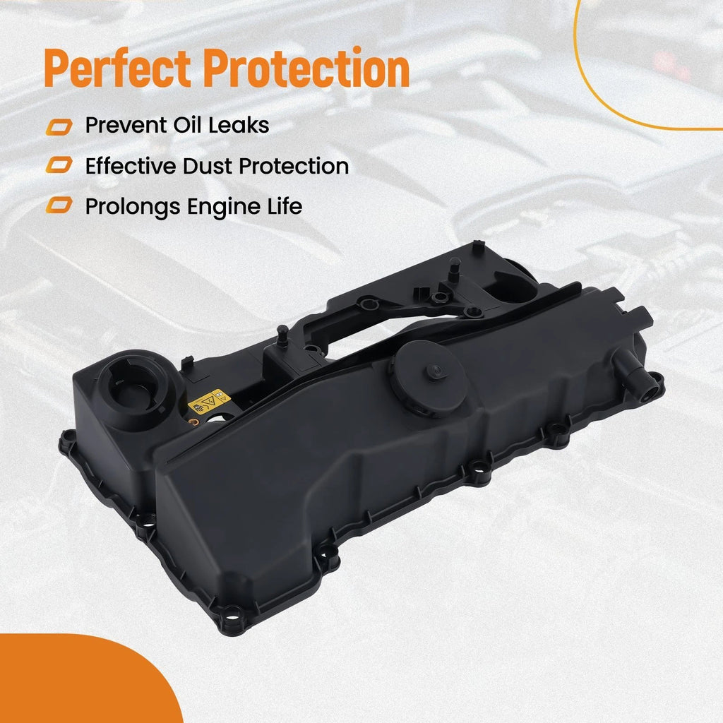 Engine Valve Cover w/ Gasket for BMW E81 E82 E87 E88 118i 120i (2004–2013)