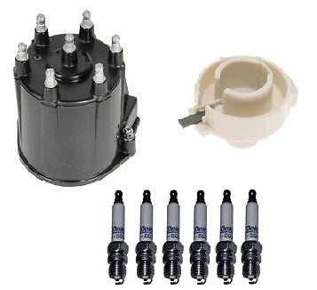 Distributor Rotor Cap & Spark Plugs .045" Kit for GMC Sonoma V6 (1991–1997)