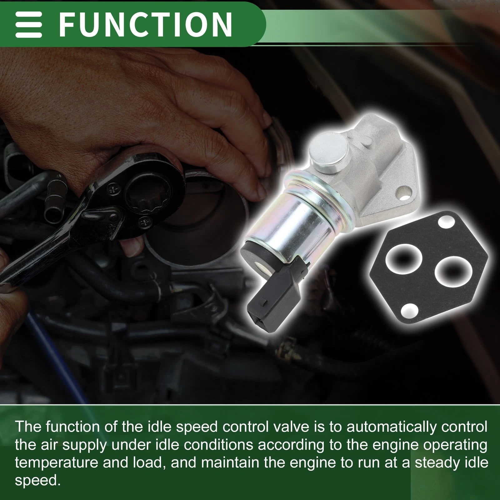 Idle Air Control Valve for Ford Escort (1998–2000) No. 95BF9F715AB
