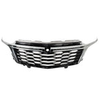 Set of 2 Front Upper Grille Replacements for Chevrolet Equinox (2022–2023)