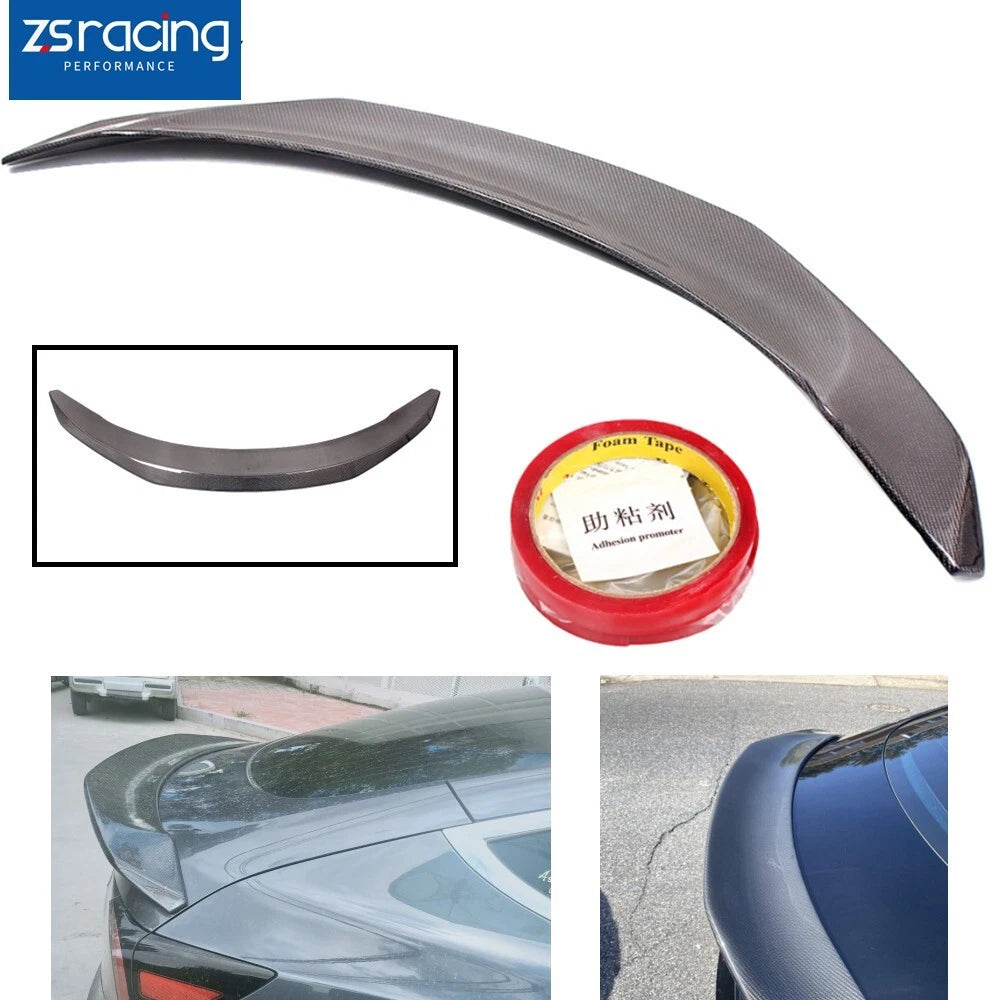 Carbon Fiber V Style Rear Spoiler for Model 3 (2017–2024)