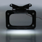 Curved License Plate Frame LED Light for Harley FLHRXS Road King (2017-2025)