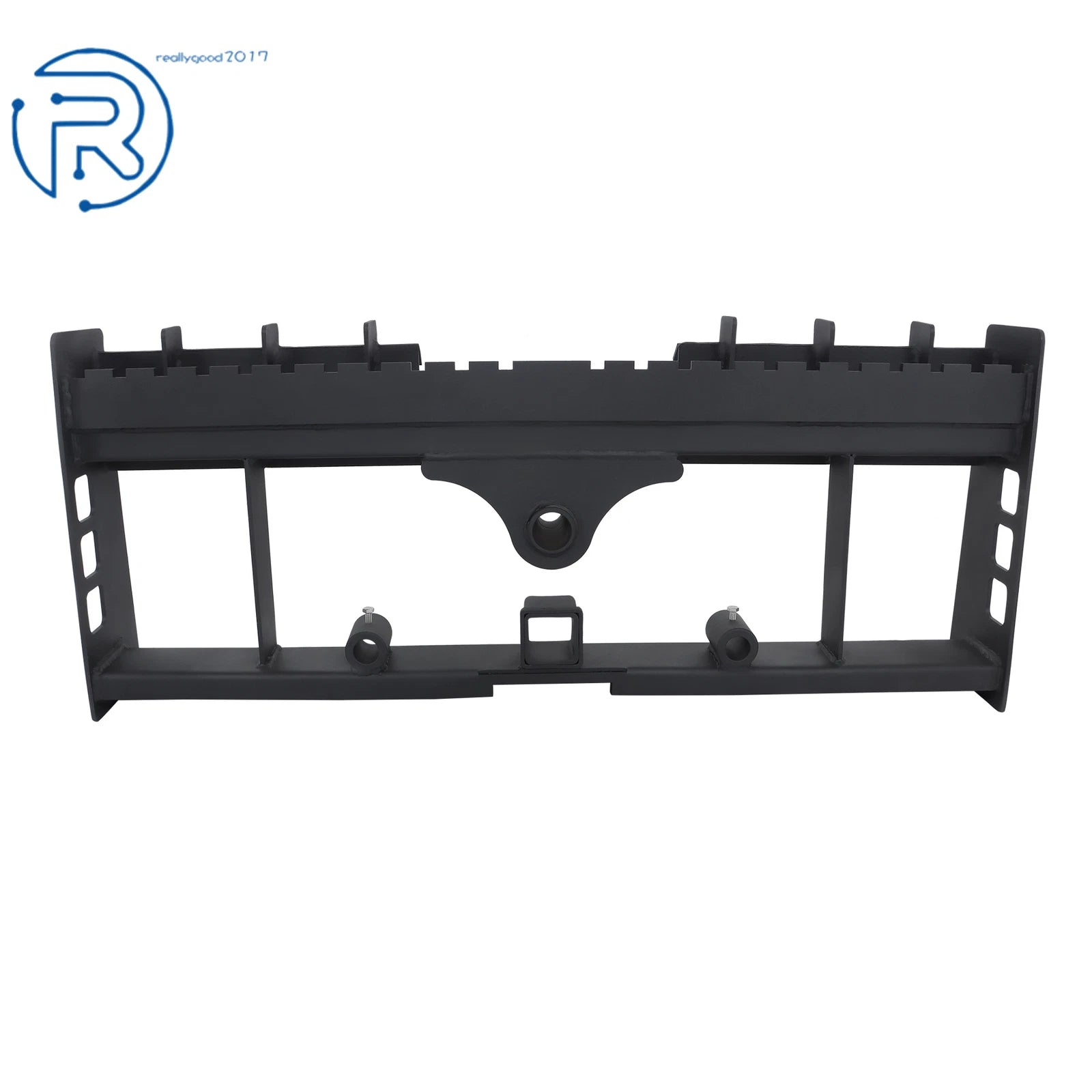 Pallet Fork Frame with Receiver Hitch for Skid Steer (2500LBS)
