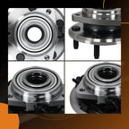 Front L&R Wheel Bearing Hub for Jeep Wrangler (2011–2017) 513369 5-Stud