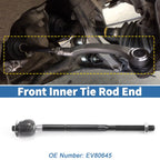 2X Front Inner Tie Rod End Links for Dodge Grand Caravan (2005–2007) No.EV80645