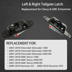 2X Tailgate Latch Assembly for GMC Sierra, Chevy Silverado (2007-2018)