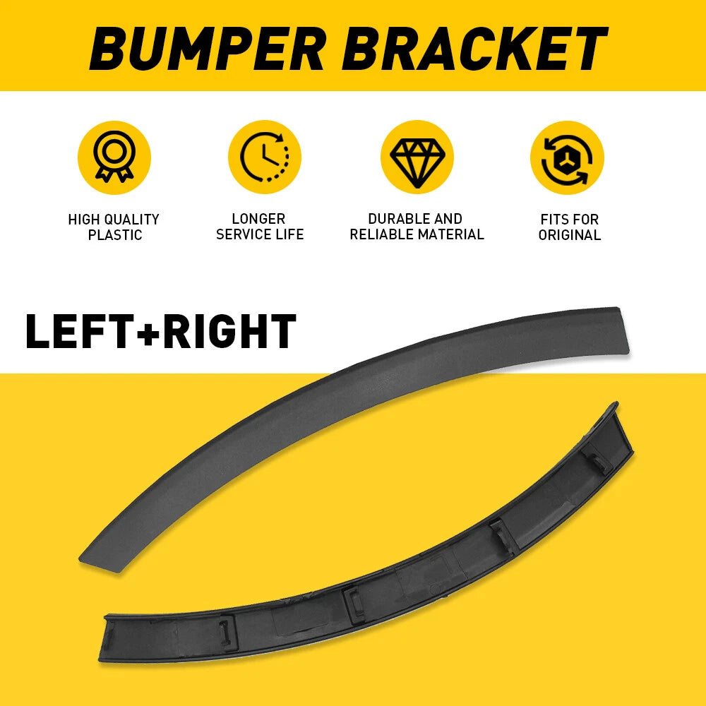 Front Bumper End Cap Side Extension for Toyota RAV4 (2016–2018) LH+RH