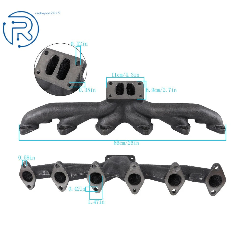 Exhaust Manifold with Gasket for Dodge Ram 2500 3500 (1999-2002)