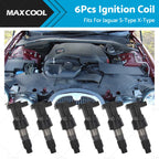 6X Ignition Coils for Jaguar S-Type, X-Type 6 Cyl. (2000–2008) C2S42673