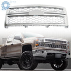Front Grille for Chevrolet Silverado 1500 (2014–2015) Chrome 23259624