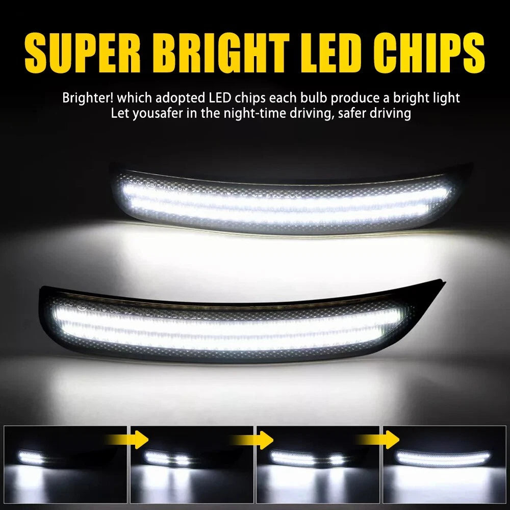 Smoked LED Side Marker Lights for Chrysler 300 (2015–2023)