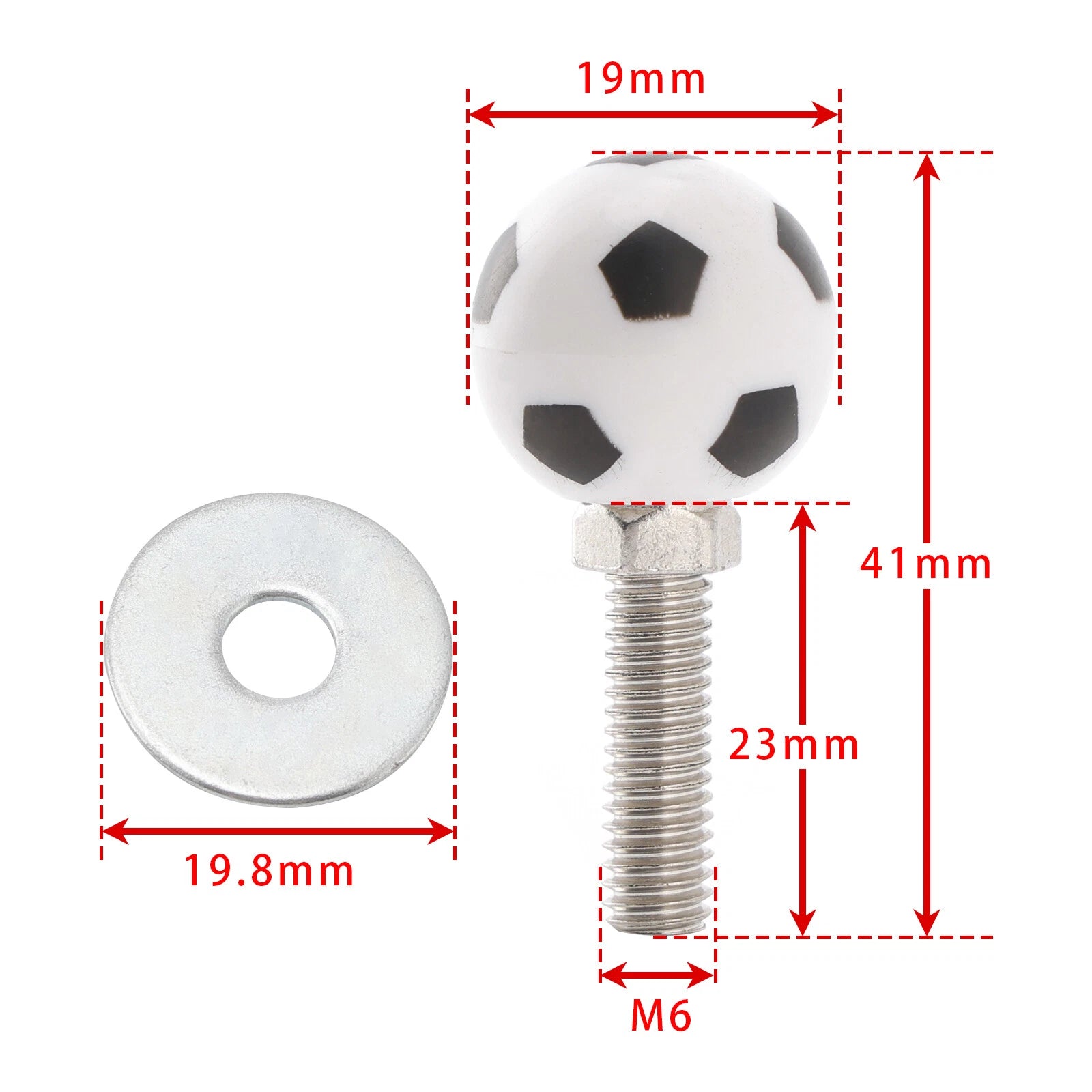 2X License Plate Bolt Screws for Motorcycle Chopper Trike