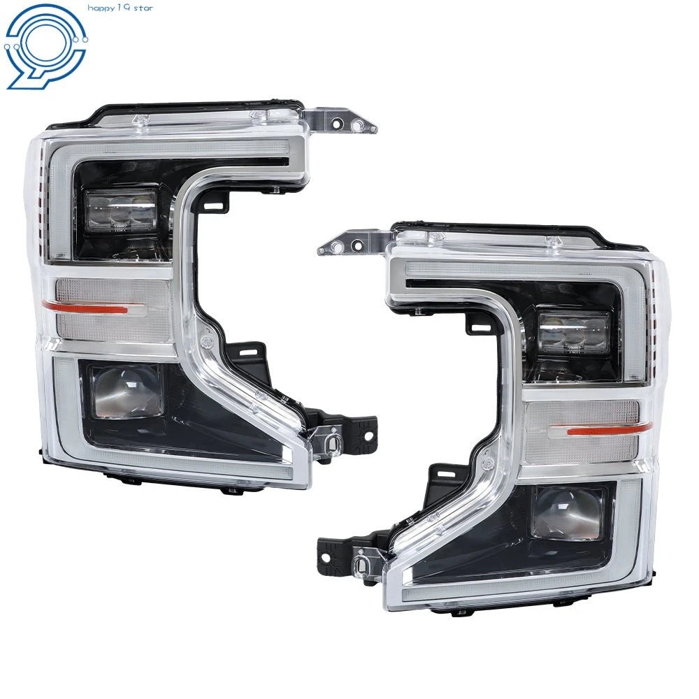 Set of 2 Full LED Built-In Headlights for Ford F250 SuperDuty (2020–2022)