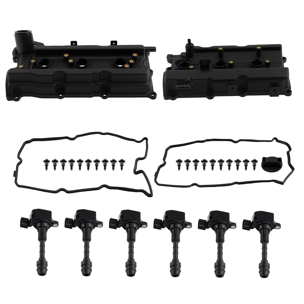 Engine Valve Cover & Ignition Coil Set for Infiniti G35 FX35 Nissan 350Z (2003–2008)