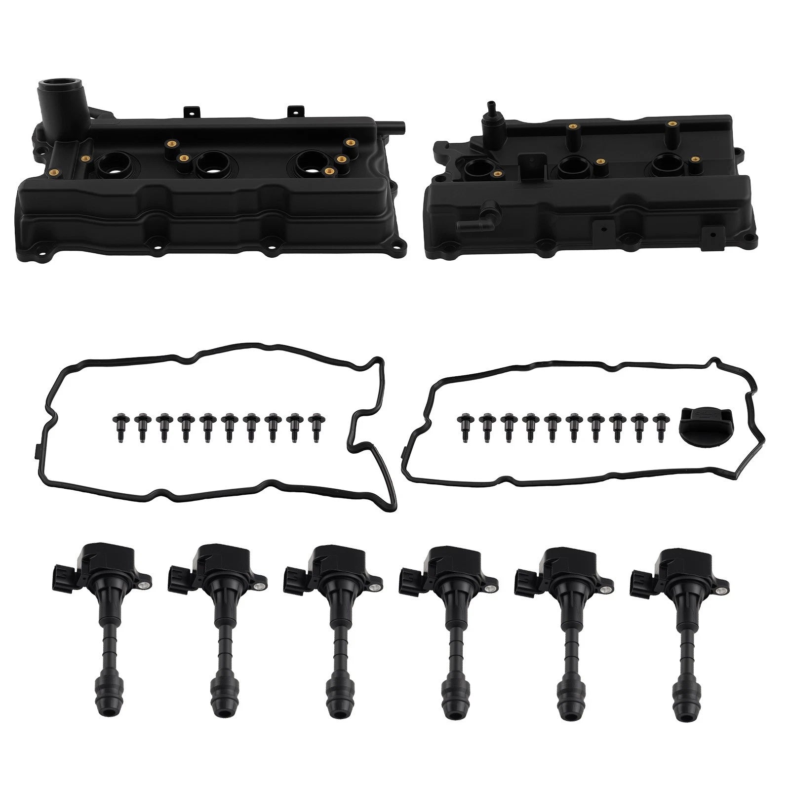 Engine Valve Cover & Ignition Coil Set for Infiniti G35 FX35 Nissan 350Z (2003–2008)