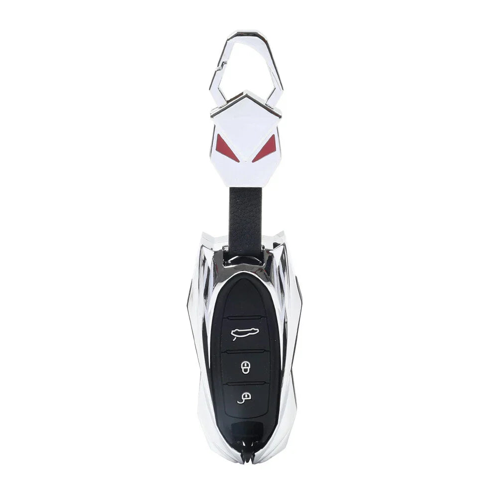 3 x Button Remote Key Fob Case Shell for Porsche Carrera 911 (2012-2019)