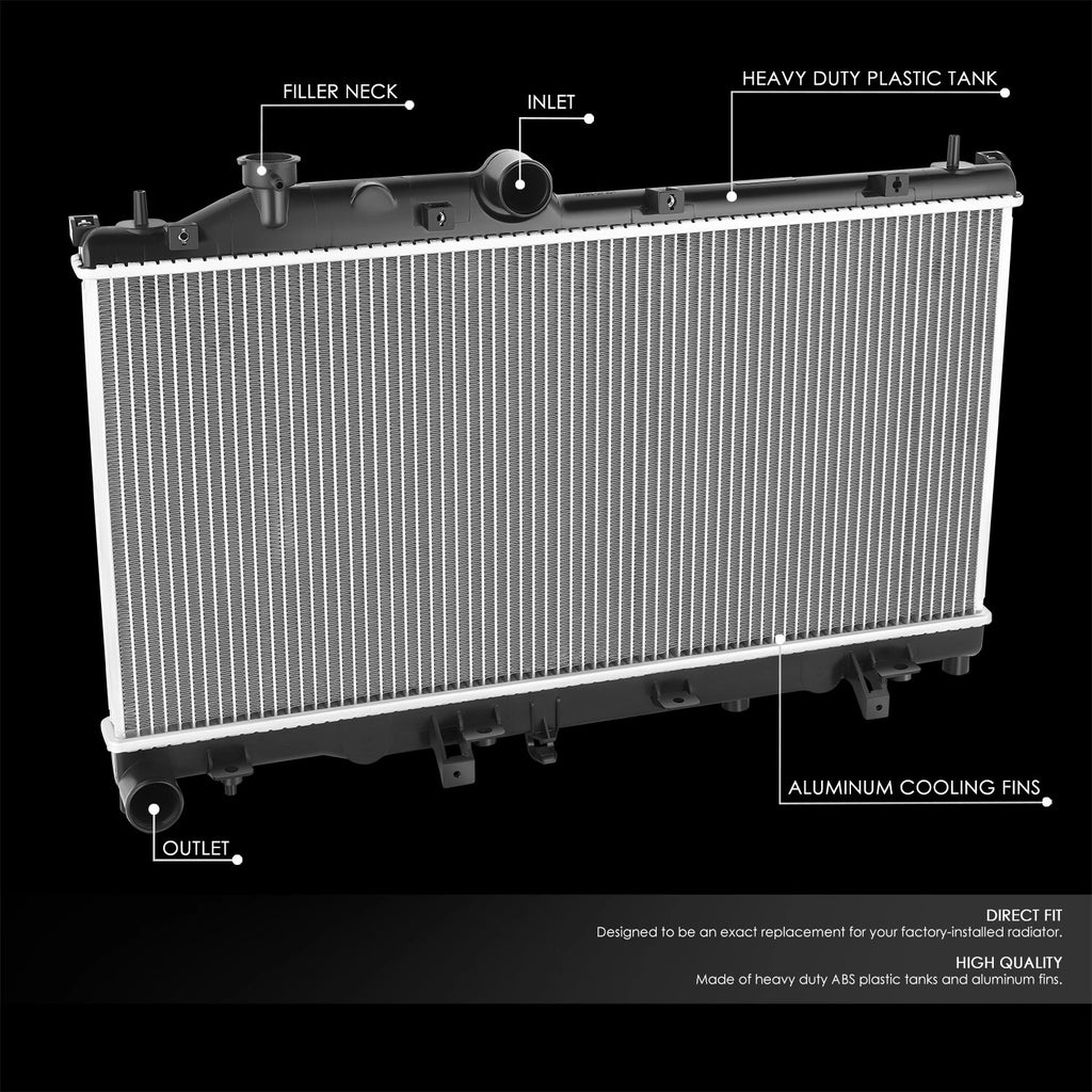 Aluminum Core Cooling Radiator for Subaru Forester (2014–2018) DPI 13424
