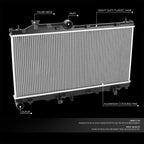 Aluminum Core Cooling Radiator for Subaru Forester (2014–2018) DPI 13424