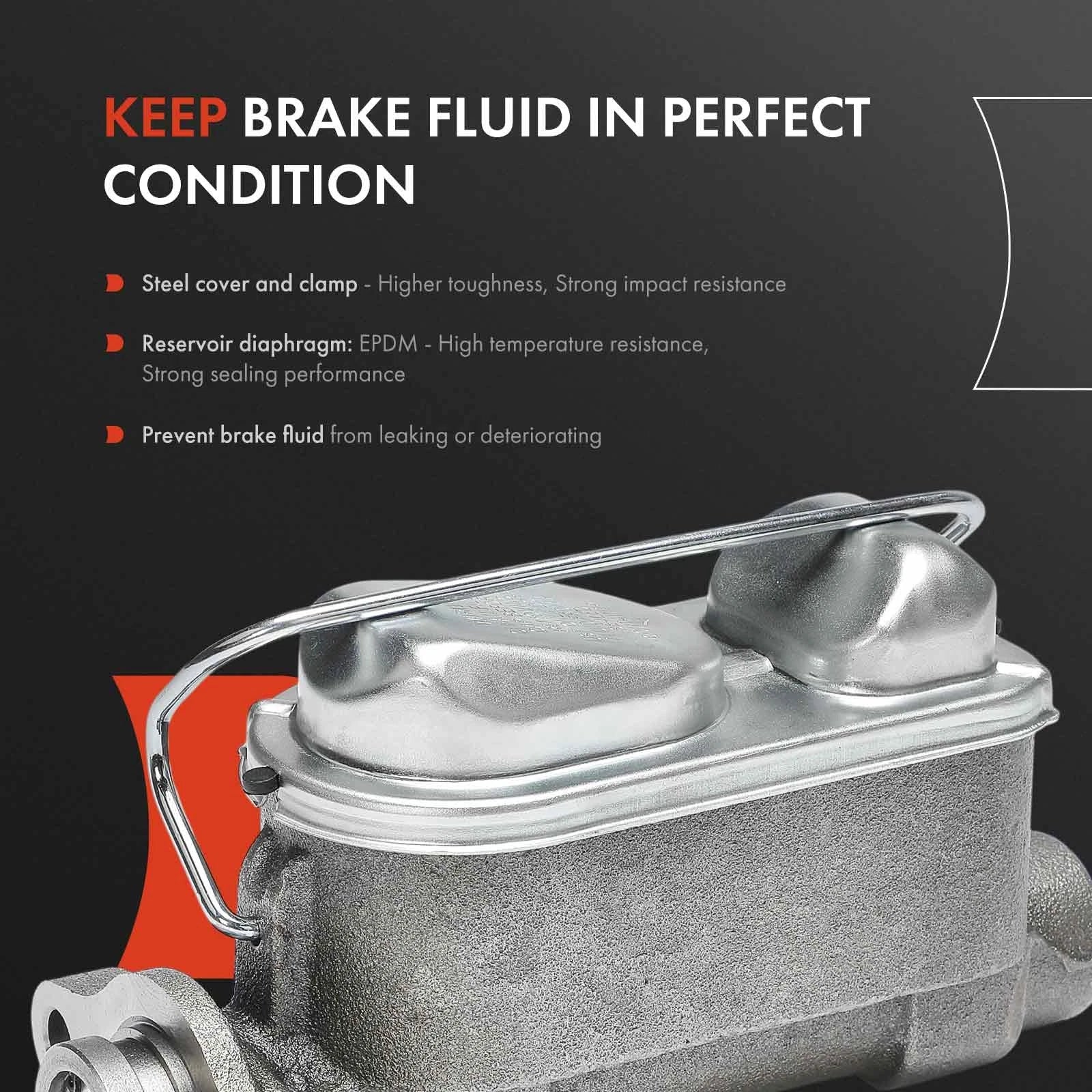 Brake Master Cylinder with Reservoir for Ford Bronco (1967)