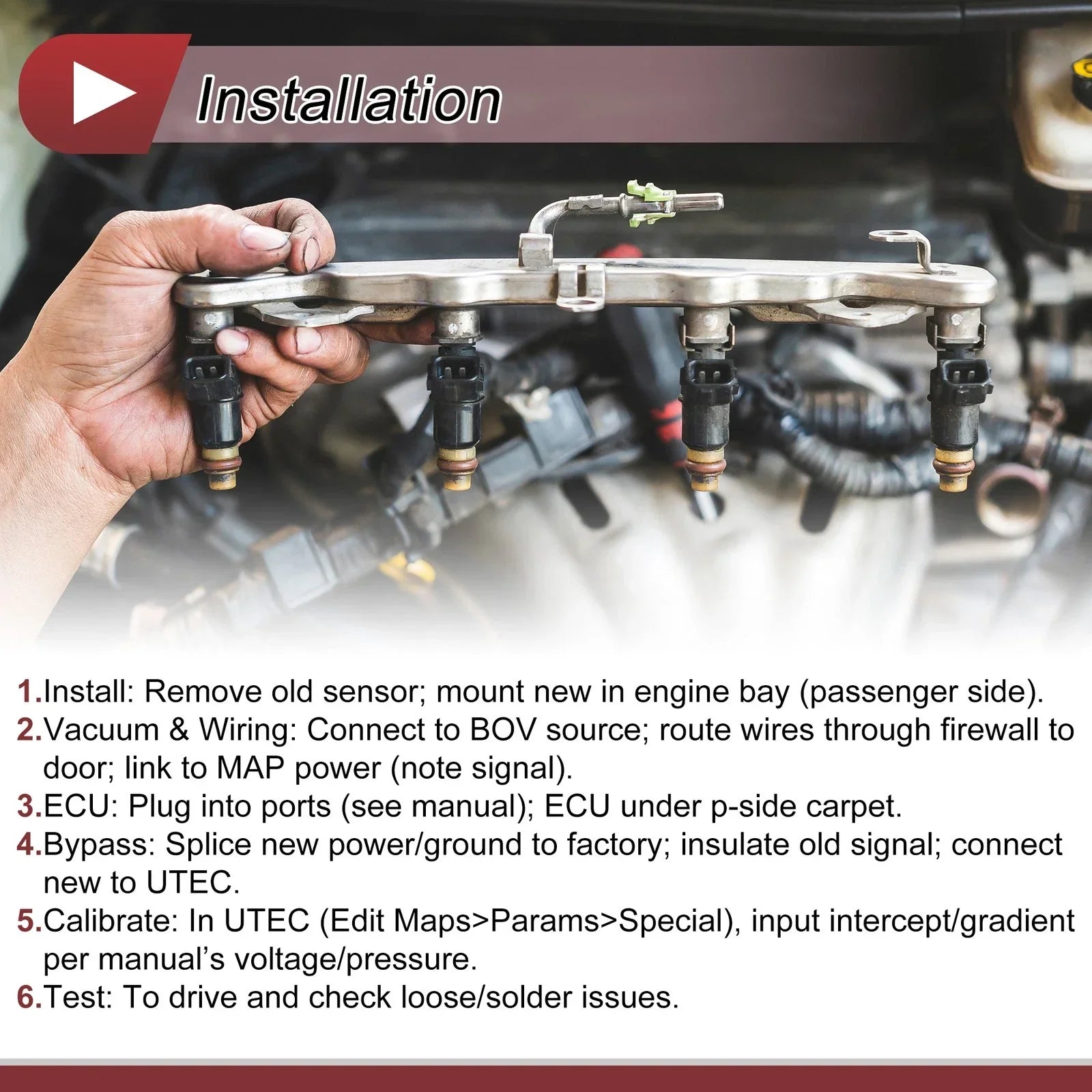 MAP Sensor Manifold Absolute Pressure for BMW X6 (2008-2014)