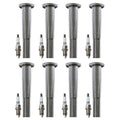Set of 8 Denso Iridium TT Spark Plugs & Coil Boots for Lexus GS400 LS400 SC400 (1991–2000)