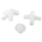Set of 4 Gazebo Awning Tent Connectors Plastic