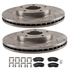 Front Brake Rotors & Pads Kit for Nissan Sentra (2013–2017)