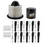 Tune Up Kit with NGK 10 Spark Plugs & Coil Boot for E-350 F-250 F-350 (1999–2010)