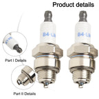2X Spark Plug for Lawn Mowers & Tractors (J19LM, B4LM, W9EO)