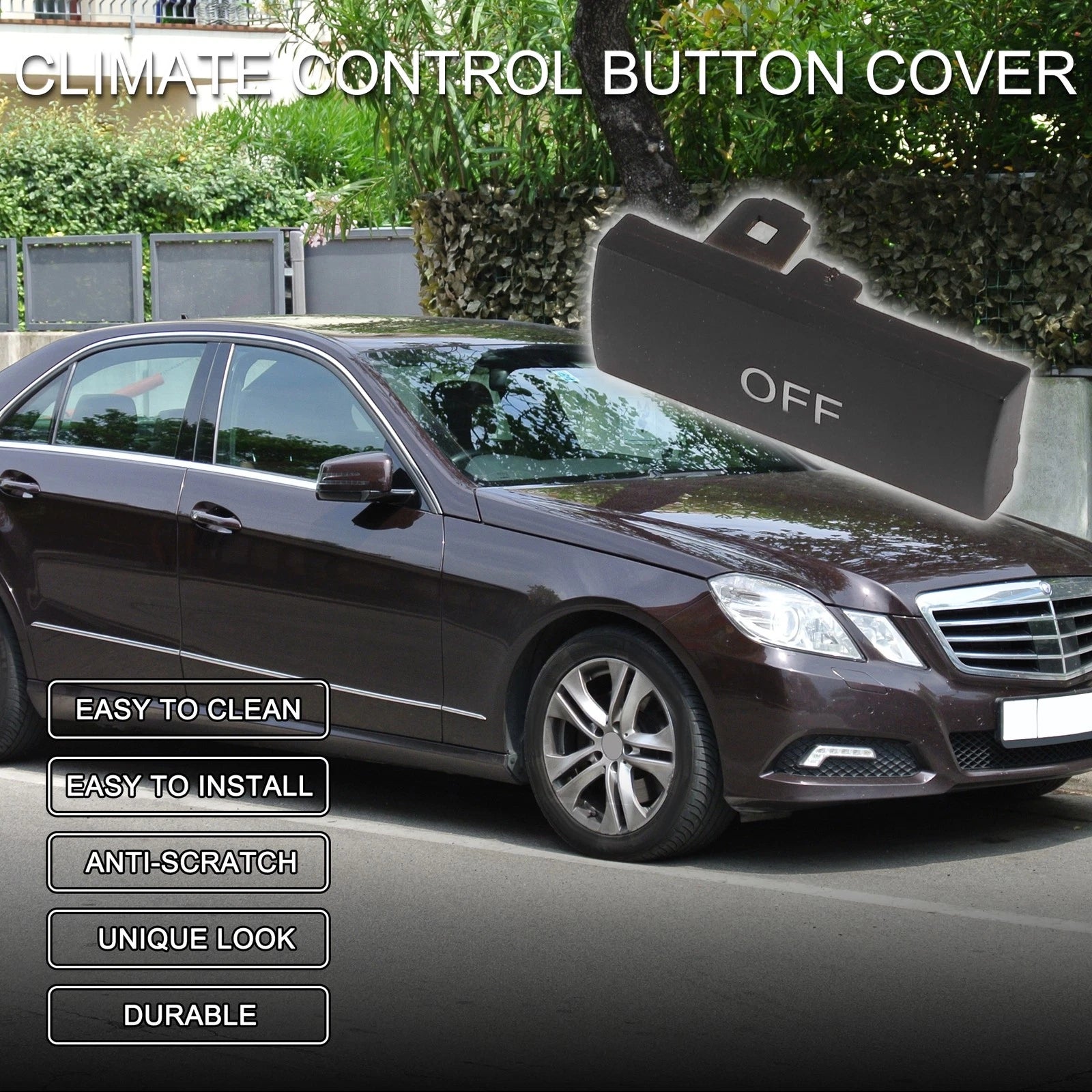 Climate Control Button Cover for Mercedes-Benz W212 E-Class (2009–2016)