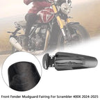 Front Fender Mudguard Fairing for Scrambler 400X (2024–2025) Carbon