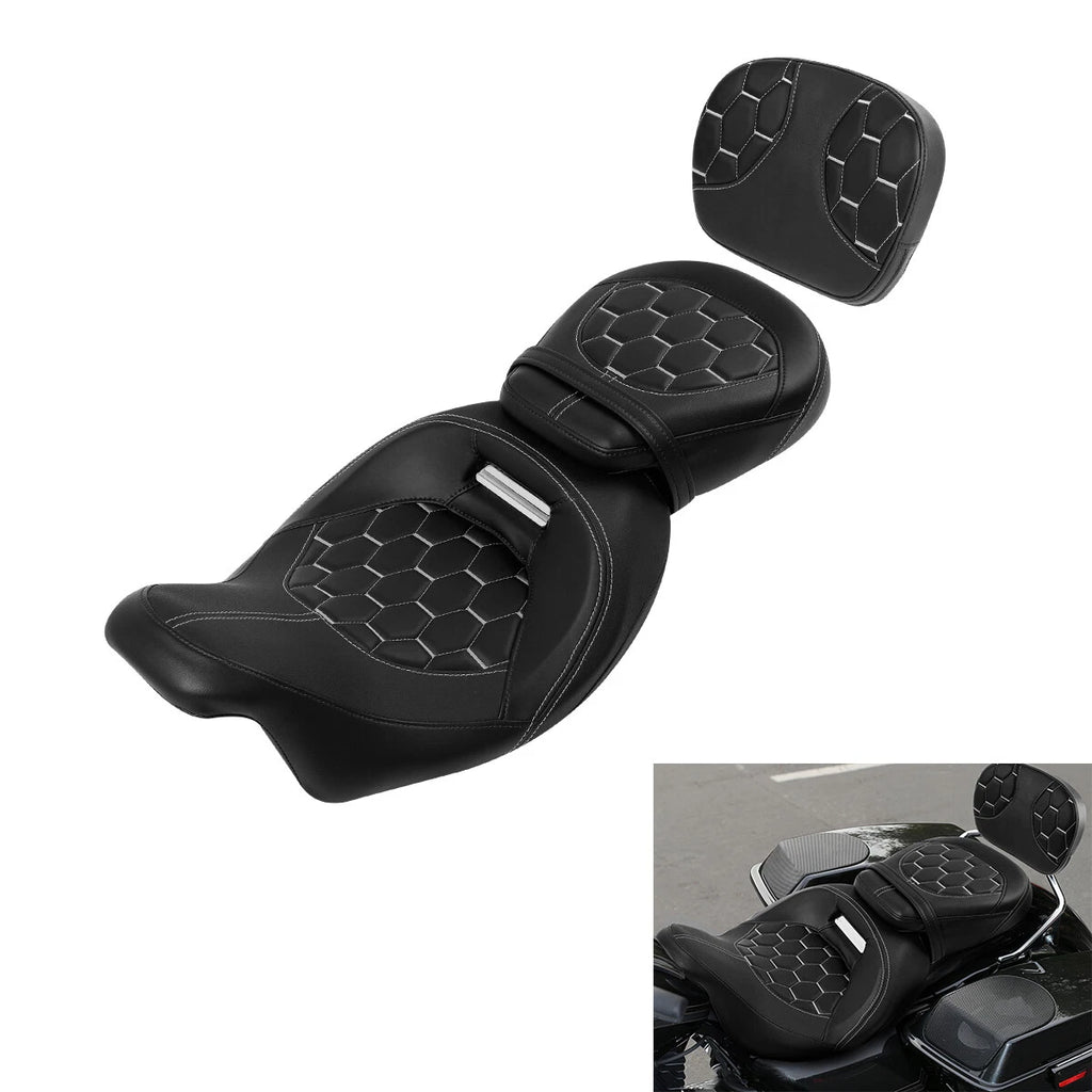 Passenger Seat Backrest for Harley Touring Street Road Glide (2009–2023)