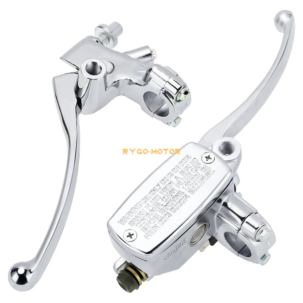 7/8" 22mm Handlebar Brake Master Cylinder & Clutch Lever Universal