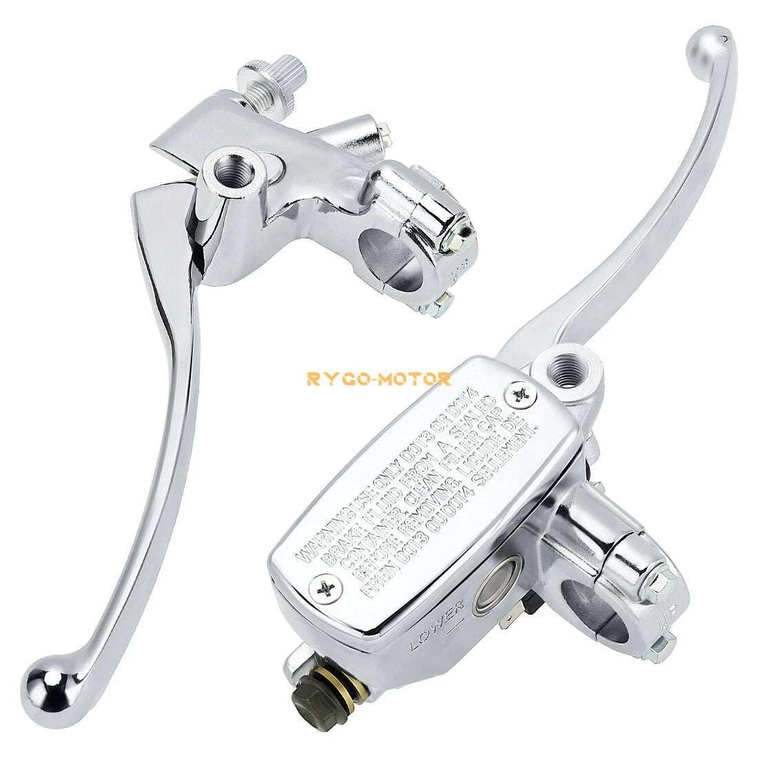 7/8" 22mm Handlebar Brake Master Cylinder & Clutch Lever Universal