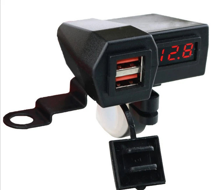 Dual USB Charger & LED Voltmeter for American Lifan 100E E3 (2010–2020)