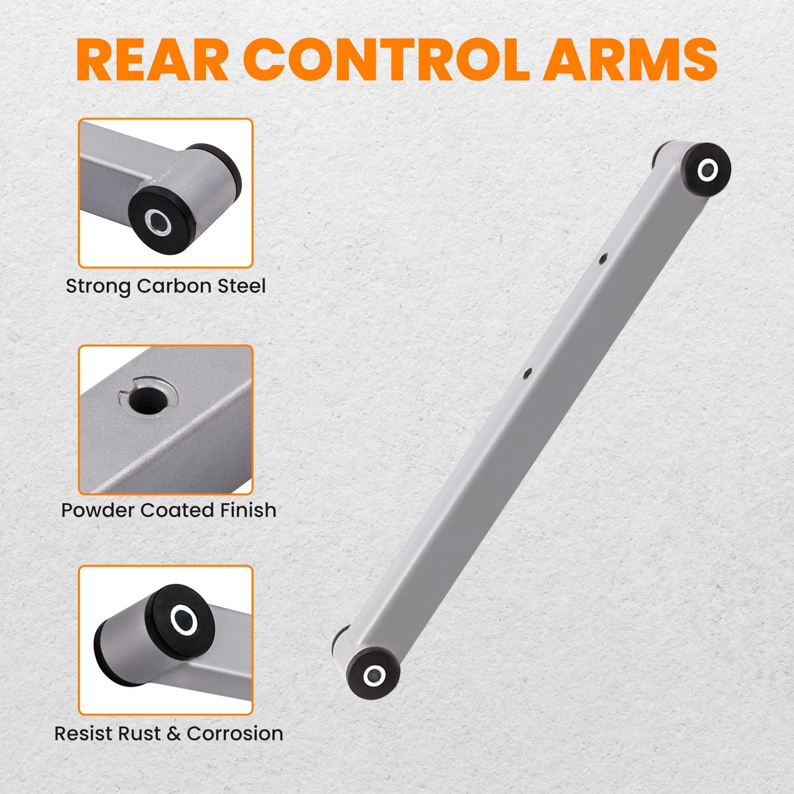 2Pcs Rear Lower Control Arms with Bushing for Chevrolet Caprice (1971–1976)
