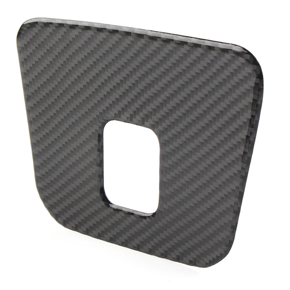 Carbon Fiber Rear Armrest USB Panel Cover Trim for Chevrolet Equinox (2018–2021)