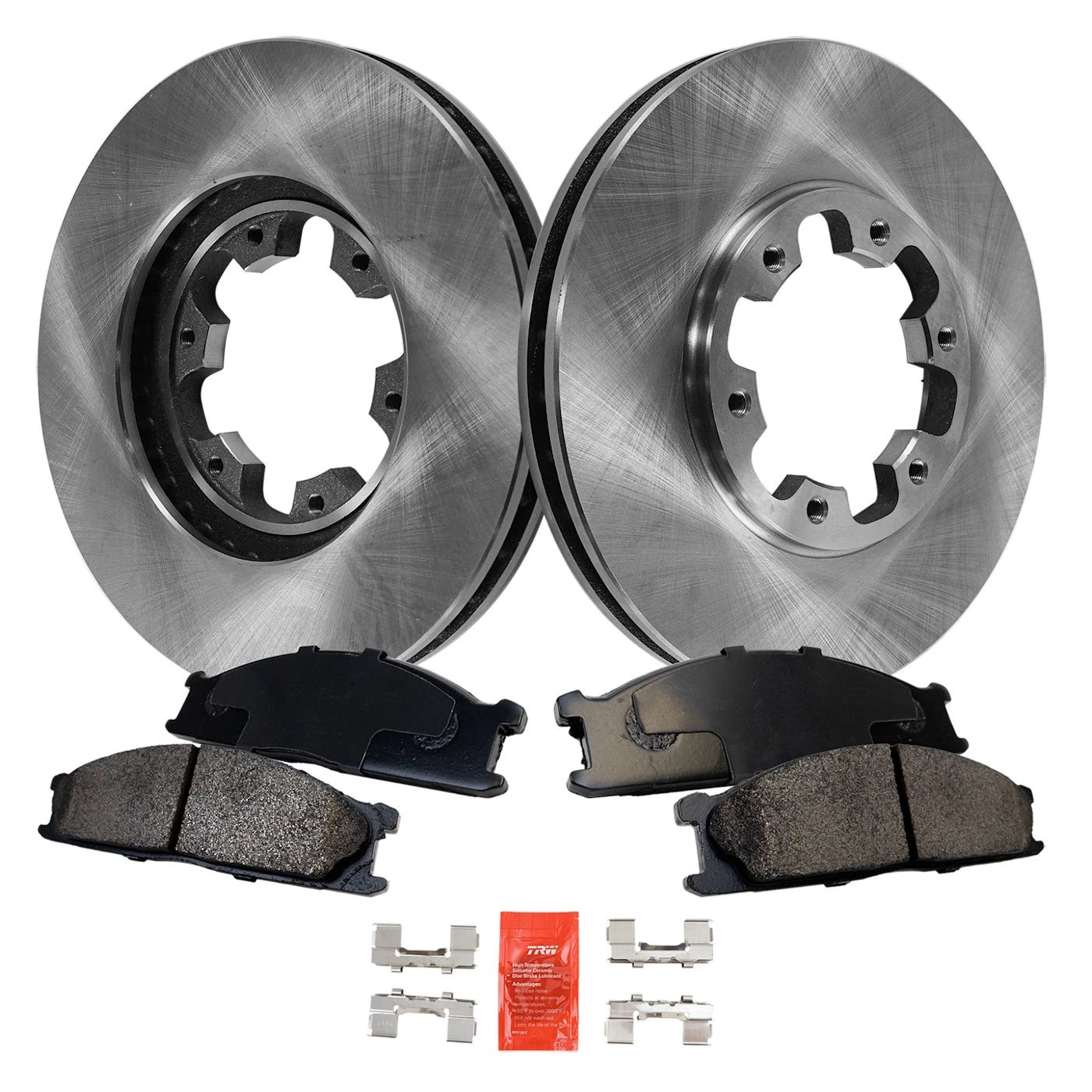 Front Brake Disc Rotors and Pads Kit for Nissan Frontier (2004)