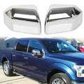 Set of 2 Chrome Mirror Cover Caps for Ford F-150 (2015–2020)
