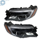 2X Black Projector Headlights for Honda Pilot (2016-2021) & Ridgeline (2017-2020)